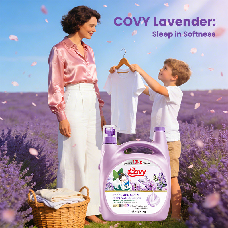 COVY fragrance Laundry Detergent · 5-in-1 Total Care