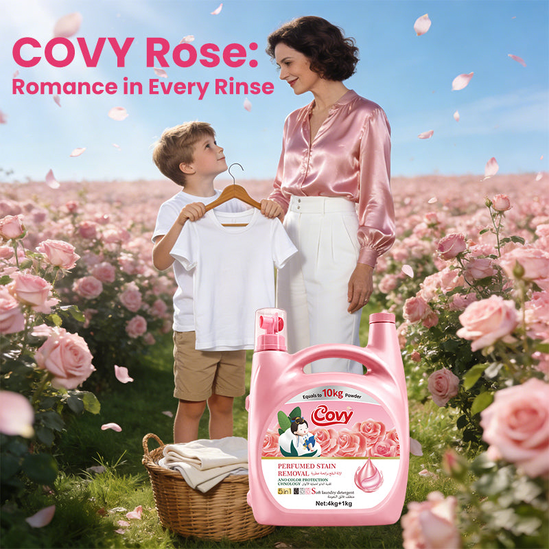 COVY fragrance Laundry Detergent · 5-in-1 Total Care