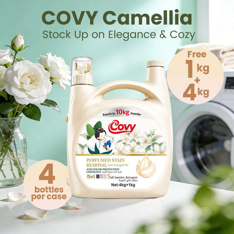 COVY fragrance Laundry Detergent · 5-in-1 Total Care