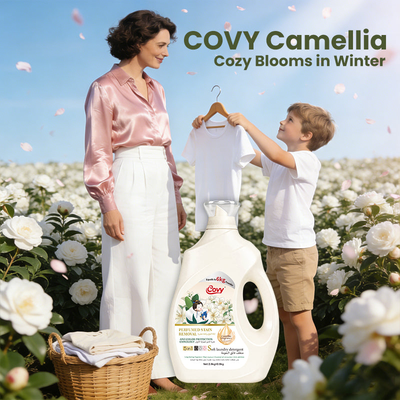 COVY fragrance Laundry Detergent · 5-in-1 Total Care