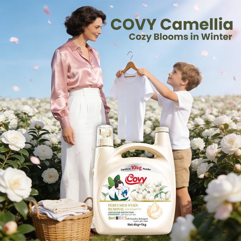 COVY fragrance Laundry Detergent · 5-in-1 Total Care