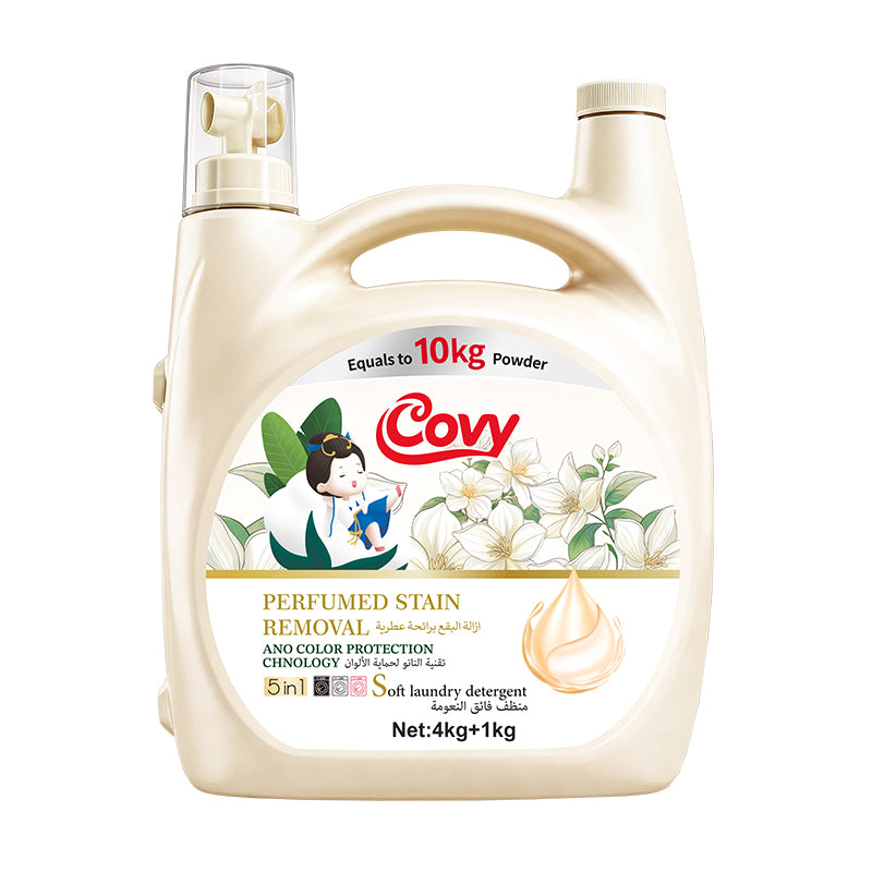 COVY fragrance Laundry Detergent · 5-in-1 Total Care
