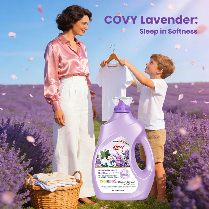 COVY fragrance Laundry Detergent · 5-in-1 Total Care